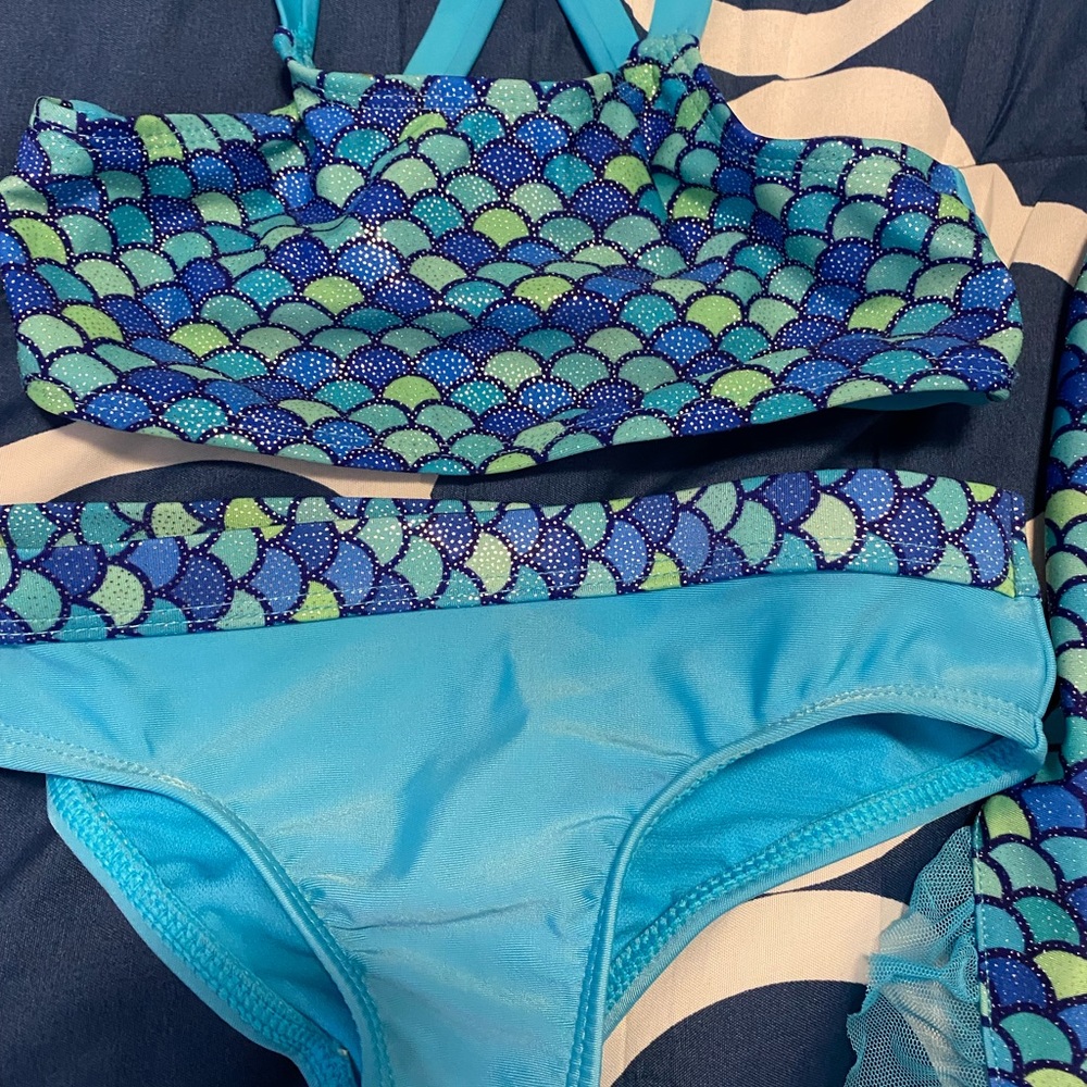 Mermaid bikini with tail!